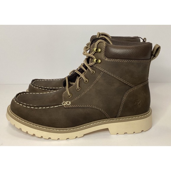 Izod Other - IZOD Miles Men's Memory Foam Lace up Boot Size 10 Brown NIB